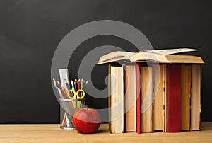 Back to school conceptual background