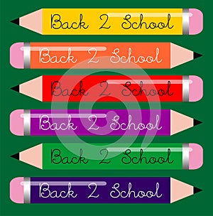 Back to school crayons