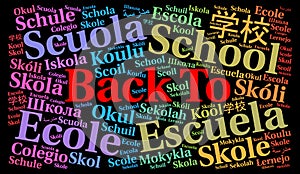 Back to school in different languages