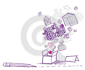 Back to school doodles (out of box objects)