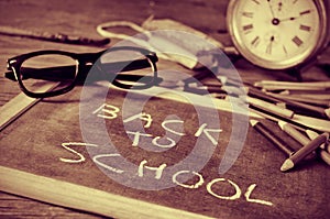 Back to school in duotone