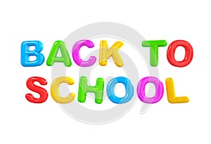 Back to School English Multi Coloured Alphabet