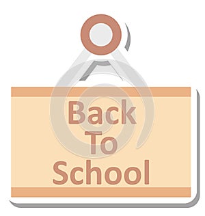 Back To School Isolated Vector Icon Editable