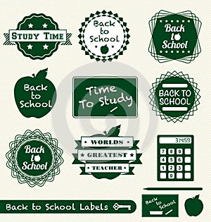 Back to School Labels and Stickers