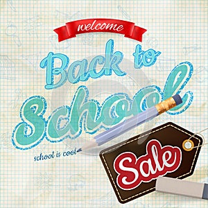 Back to School Sale. EPS 10