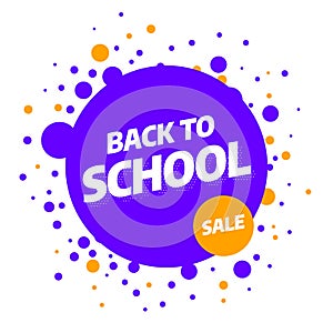 Back to school Sale template design