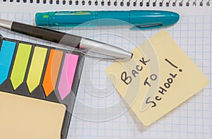 Back to School Sticky Note Reminder