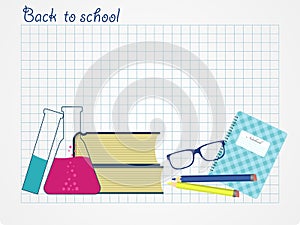 Back to School. Vector