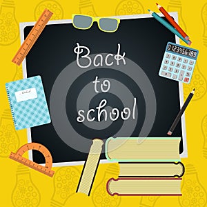 Back to school. Vector