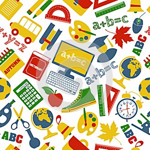 Back to school! Vector Illustration.