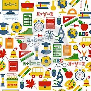 Back to school! Vector Illustration.