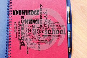 Back to school word cloud collage