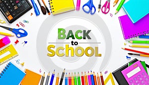 Back to school background