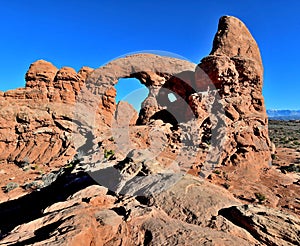 Back of Turret Arch, Arches National Park, Utah