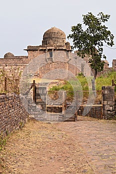 Back view Badal Mahal of Raisen Fort, Fort was built-in 11th Century AD