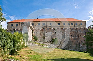 Back view of castle of Siklos,