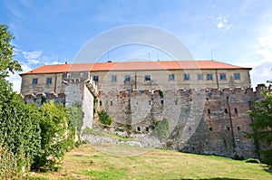 Back view of castle of Siklos,