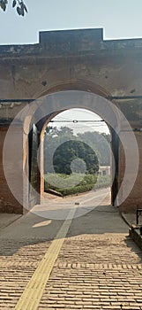 Back View of the Entrance Gate of Famous Residency.