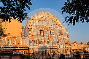Back view of Hawa Mahal built in 1799 by Maharaja Sawai Pratap Singh, Jaipur