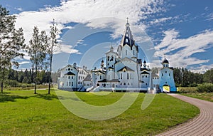 Back view. Holy-Vladimir Skete.Valaam Transfiguration Monastery.