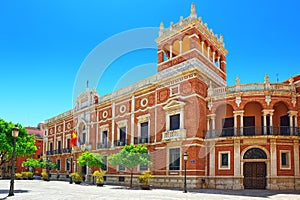 Back view of the Valencia Cathedral, Basilica of Cabildo de Vale