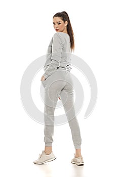Woman in tracksuits photo