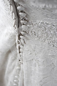 Back of wedding dress