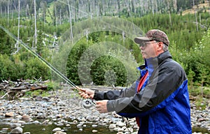 Backcountry Flyfishing in Yellowstone photo