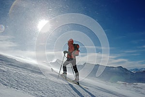 Backcountry skier photo