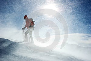 Backcountry skier photo