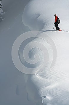 Backcountry skier