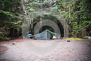 Backcountry Tent camping