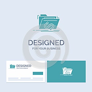 Backdoor, exploit, file, internet, software Business Logo Glyph Icon Symbol for your business. Turquoise Business Cards with Brand
