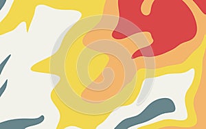 backdrop with circular arc. Brand new colorful illustration with bent lines. Pattern for commercials, ads