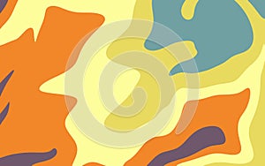 backdrop with circular arc. Brand new colorful illustration with bent lines. Pattern for commercials, ads