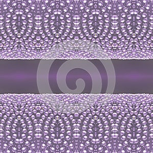 abstract design with small glass pieces and light in purple color, background and texture photo