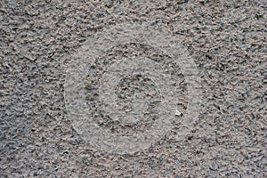 Backdrop - gray wall with unpainted roughcast finish