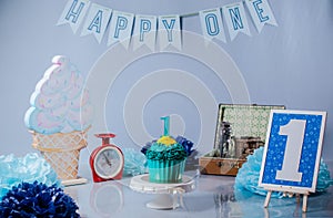 Backdrops for celebration of 1st year baby, boy & girl, smash the cake photo session