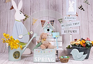 Backdrops for photo studio with Easter holiday theme