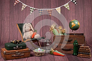 Backdrops for photo studio with Easter holiday theme