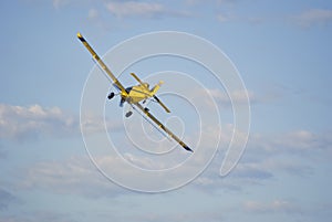 Backend of a crop duster