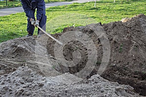 Backfill, last work done by hand 4