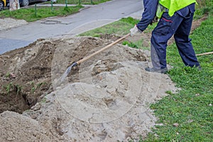 Backfill, last work done by hand 3