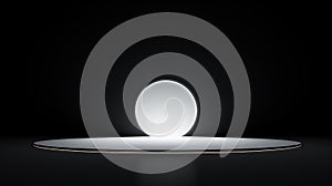 backg light round background