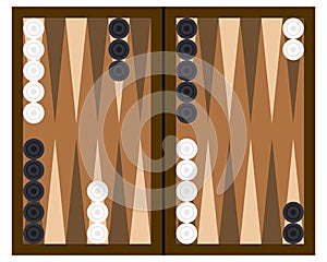Backgammon Board Game photo