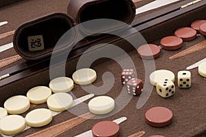 Backgammon Close Up