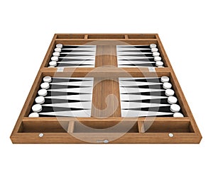 Backgammon Game Isolated