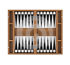 Backgammon Game Isolated