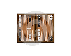 Backgammon illustration
