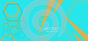 Background abstract blue with polygone